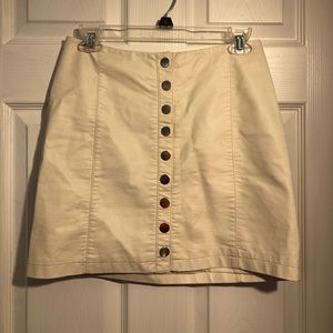 Free people leather skirt